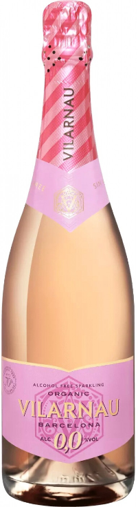 Безалкогольное игристое вино Vilarnau Organic Rose 0,0%