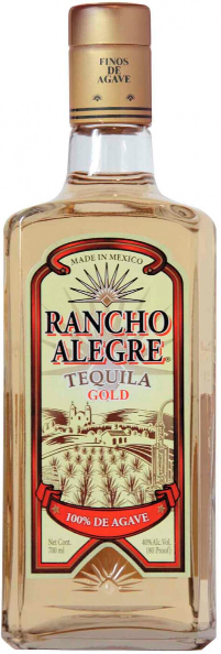 Текила Rancho Alegre Gold
