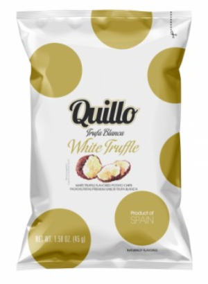 Quillo Картофельные чипсы Гурме Премиум с белым трюфелем без глютена 45гр